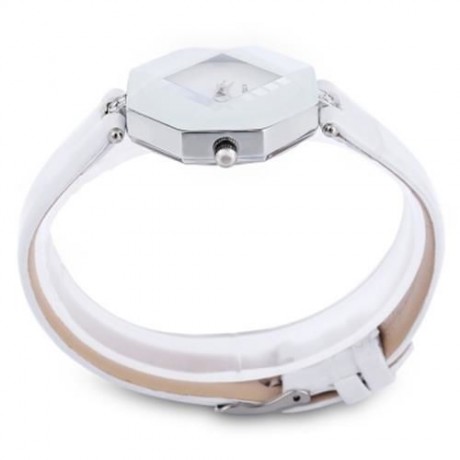 KINGSKY 1807 FEMALE QUARTZ WATCH LEATHER BAND DAILY WATER RESISTANCE SOLID MIRROR WRISTWAT