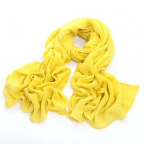 CHIC SOLID COLOR FAUX PASHM TEXTURE SCARF FOR WOMEN (COLOR ASSORTED)
