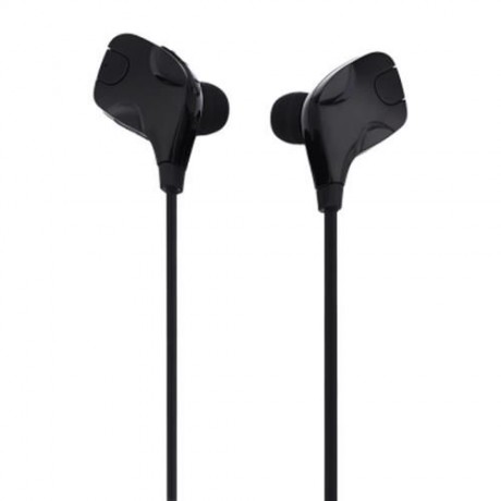 QY7S BLUETOOTH V4.1 WIRELESS NOISE CANCELLING SPORT EARPHONES HEADPHONES (BLACK)