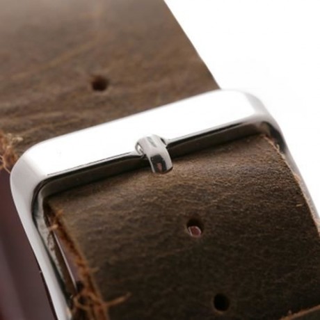 K KENON KWWT - 103 MALE QUARTZ WATCH WOODEN CASE JAPAN MOVT MEN WRISTWATCH (DEEP BROWN)