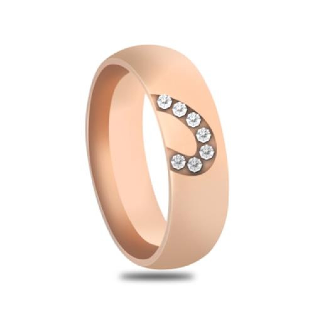 SWEET VALENTINE GIFT LOVE HEART SHAPE GEOMETRIC ROUND PATTERN STAINLESS STEEL COUPLE BRIDA
