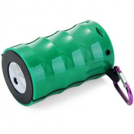 CX01 PORTABLE WIRELESS BLUETOOTH 2.1 SOUND SPEAKER WITH FLASHLIGHT FOR FUN (GREEN)