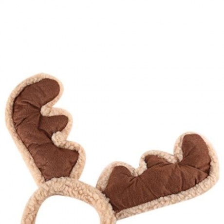 FUNNY ANTLER HEADBAND CHRISTMAS DECORATION FOR CHILD (BROWN)