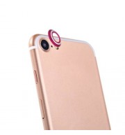 METAL LENS PROTECTOR CAMERA PROTECTIVE COVER FOR IPHONE 7 (ROSE MADDER)