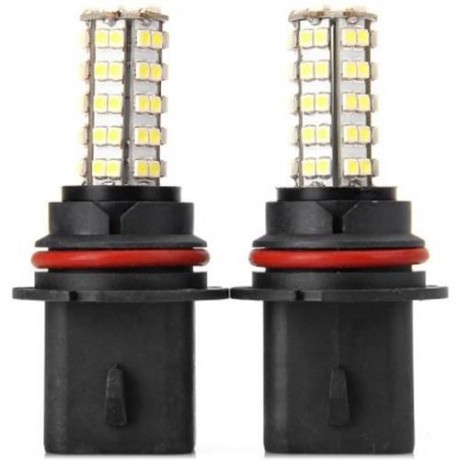 SENCART 9004 P29T HB1 SMD 3528 68-LEDS 5W CAR DRIVING LAMP BRAKE BULB (WHITE LIGHT 1 PAIR)