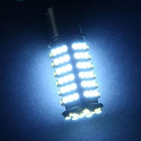 2 X SENCART 1142 BA15D CAR LIGHT 7W SMD-3528 102-LEDS BRAKE LAMP (400LM 6000-6500K) (COOL 