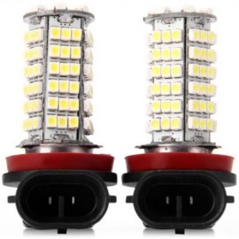 2 X SENCART H8 PGJ191 H9 H11 SMD 3528 102-LEDS 7W CAR DRIVING LAMP BRAKE BULB - 240LM 6000