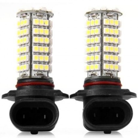 2 X SENCART 7W P20D 9005 HB3 102 SMD-3528 LEDS CAR LAMP WHITE LIGHT RUNNING BULB (COOL WHI