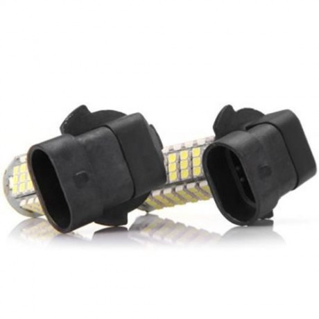 2 X SENCART 7W P20D 9005 HB3 102 SMD-3528 LEDS CAR LAMP WHITE LIGHT RUNNING BULB (COOL WHI