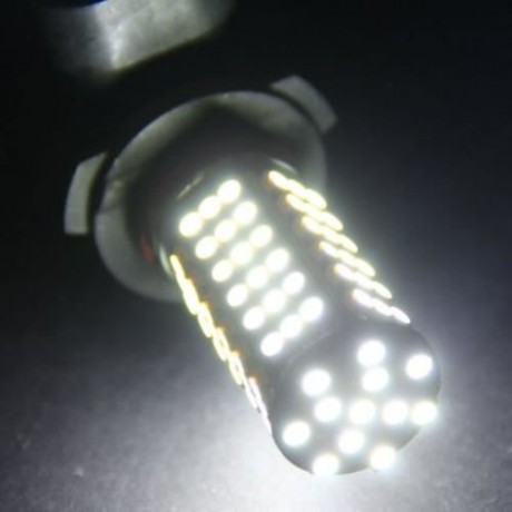 2 X SENCART 7W P20D 9005 HB3 102 SMD-3528 LEDS CAR LAMP WHITE LIGHT RUNNING BULB (COOL WHI