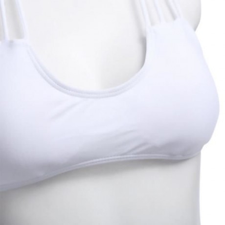 SEPARATED BACKLESS SEXY BIKINI SWIMWEAR SUIT SET (WHITE)