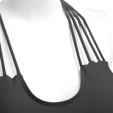 SEPARATED BACKLESS SEXY BIKINI SWIMWEAR SUIT SET (BLACK)