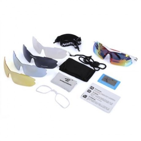 ROBESBON TSR838 OUTDOOR SPORT MOUNTAIN BIKE WINDPROOF CYCLING POLARIZED GLASSES EYEWEAR GO