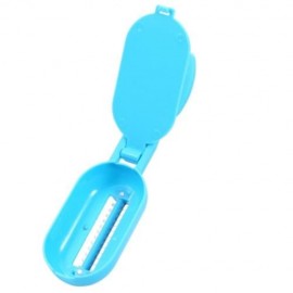 MULTIFUNCTIONAL STAINLESS STEEL FISH SCALE SCRAPER CLEANER (BLUE)