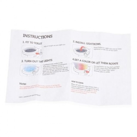 BRELONG BATTERY OPERATED MOTION SENSOR LED TOILET LIGHT BATH NIGHT LAMP (WHITE)