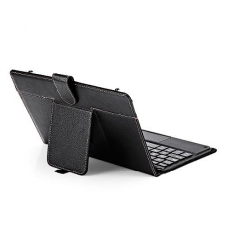 3 IN 1 UNIVERSAL WIRELESS BLUETOOTH KEYBOARD TOUCH CONTROL TABLET PROTECTIVE CASE WITH STA