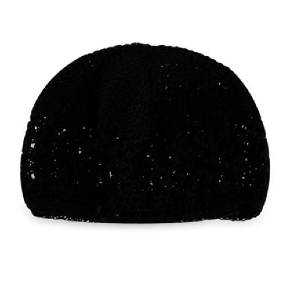 HOLLOW OUT DESIGN BABIES WARM KNITTED HAT (BLACK)