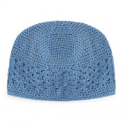 HOLLOW OUT DESIGN BABIES WARM KNITTED HAT (LIGHT BLUE)