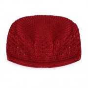 HOLLOW OUT DESIGN BABIES WARM KNITTED HAT (RED)