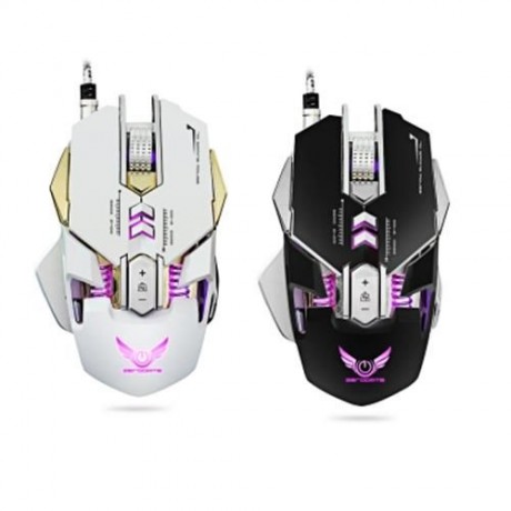 ZERODATE X300 PROFESSIONAL 3200DPI OPTICAL PROGRAMMABLE WIRED GAMING MOUSE (BLACK)