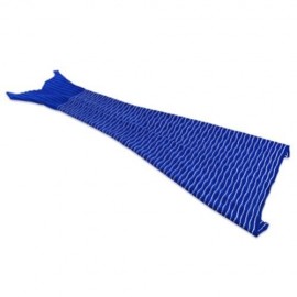 WEAVE KNITTED YARN MERMAID BLANKET NAP BED SOFA RUG SLEEPING BAG CHRISTMAS GIFT (BLUE AND