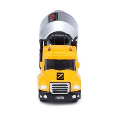KIDS ALLOY 1:64 SCALE CONCRETE MIXER TRUCK EMULATION MODEL TOY GIFT (EARTHY)