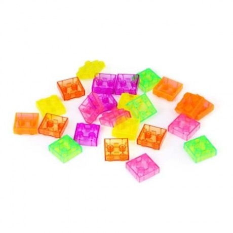 YSGO 24PCS ELECTRONIC CIRCUIT BUILDING BLOCKS SUPPLIES DEVELOPMENT TOY (COLORMIX)