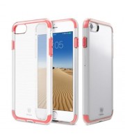 BASEUS GUARDS CASE FLEXIBLE TPE PROTECTIVE BACK COVER FOR IPHONE 7 4.7 INCH (PEACH RED)