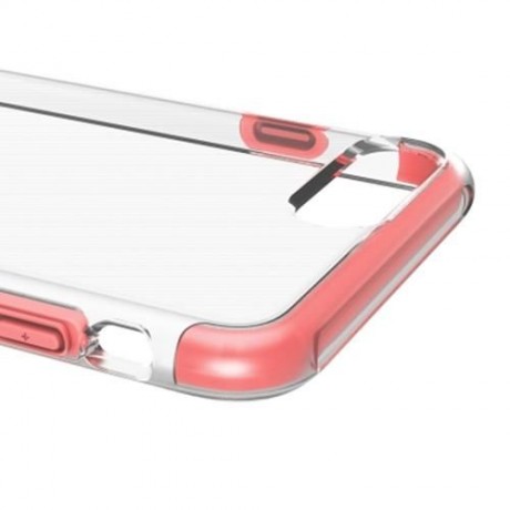 BASEUS GUARDS CASE FLEXIBLE TPE PROTECTIVE BACK COVER FOR IPHONE 7 4.7 INCH (PEACH RED)
