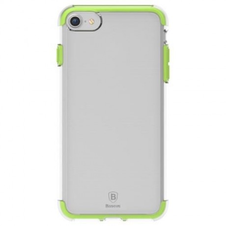 BASEUS GUARDS CASE FLEXIBLE TPE PROTECTIVE BACK COVER FOR IPHONE 7 4.7 INCH (GREEN)