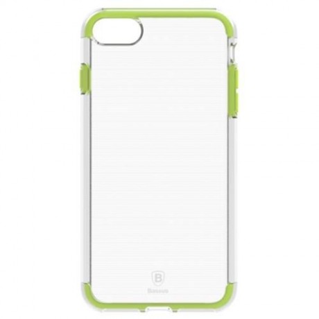 BASEUS GUARDS CASE FLEXIBLE TPE PROTECTIVE BACK COVER FOR IPHONE 7 4.7 INCH (GREEN)