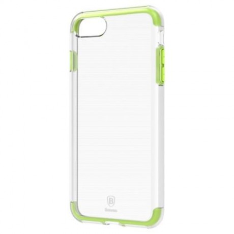 BASEUS GUARDS CASE FLEXIBLE TPE PROTECTIVE BACK COVER FOR IPHONE 7 4.7 INCH (GREEN)