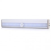 DC 3 - 6V 0.75W 200LM PIR INFRARED MOTION WIRELESS LED SENSOR LIGHTING CLOSET LAMP WITH 10