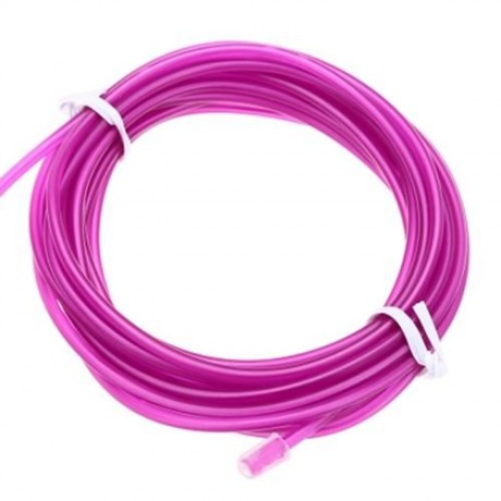 1M NEON EL WIRE GLOWING STRING LIGHT ROPE TUBE DECORATION LAMP (PURPLE)