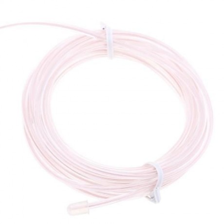 1M NEON EL WIRE GLOWING STRING LIGHT ROPE TUBE DECORATION LAMP (WHITE)