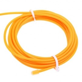 1M NEON EL WIRE GLOWING STRING LIGHT ROPE TUBE DECORATION LAMP (YELLOW)