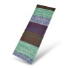 CASUAL COLOR BLOCK RAINBOW DESIGN LADIES WARM KNITTED SCARF (GREEN)