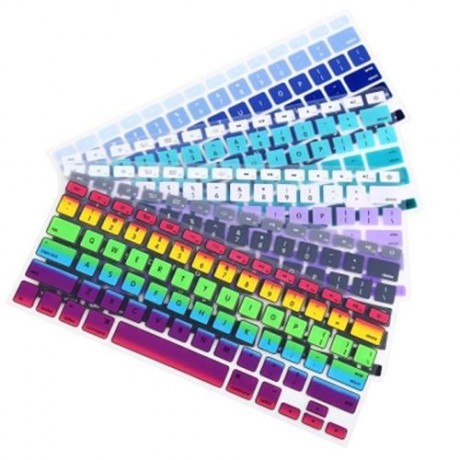 ULTRA THIN UNIVERSAL GRADUATED COLOR SILICONE LAPTOP KEYBOARD PROTECTIVE FILM SKIN FOR MAC
