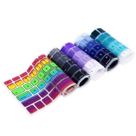ULTRA THIN UNIVERSAL GRADUATED COLOR SILICONE LAPTOP KEYBOARD PROTECTIVE FILM SKIN FOR MAC