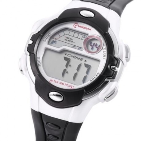 MINGRUI MR - 8532033 KIDS DIGITAL MOVT WATCH LED LIGHT DATE DAY CHRONOGRAPH 3ATM WRISTWATC