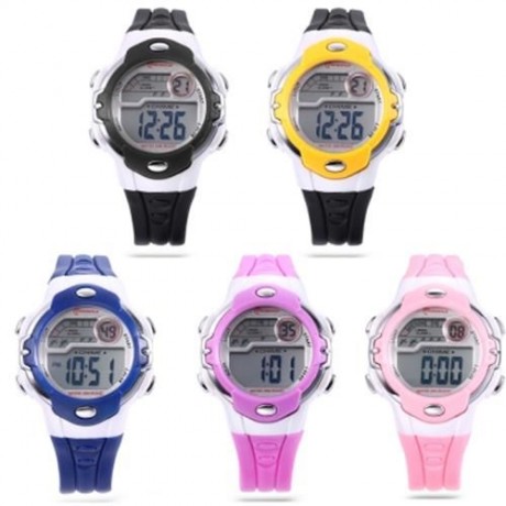 MINGRUI MR - 8532033 KIDS DIGITAL MOVT WATCH LED LIGHT DATE DAY CHRONOGRAPH 3ATM WRISTWATC