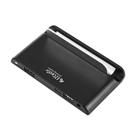 EZCAST AIRPLAY HDMI MULTI-DISPLAY 1080P TV DONGLE SMART PHONE FAST CHARGING BASE (BLACK)