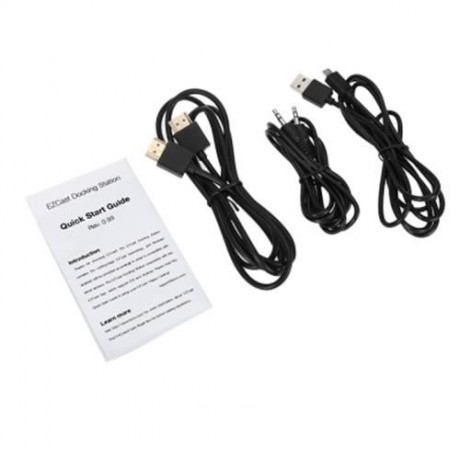 EZCAST AIRPLAY HDMI MULTI-DISPLAY 1080P TV DONGLE SMART PHONE FAST CHARGING BASE (BLACK)