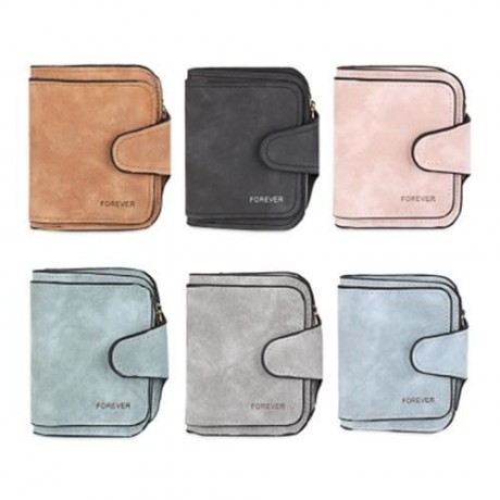 GUAPABIEN DOUBLE LAYER DESIGN HASP TYPE MULTICARD BIT WRIST WALLET FOR WOMEN (BLACK)