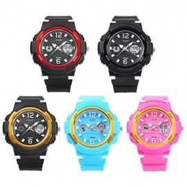 ALIKE AK16122 UNISEX QUARTZ DIGITAL WATCH LED ALARM STOPWATCH 5ATM SPORT WATCH (BLUE)
