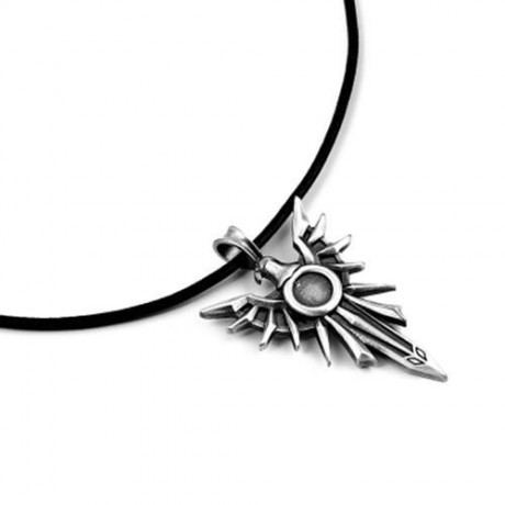 FASHIONABLE UNISEX CARTOON ANIMAL PATTERN BIRD SHAPE PEWTER SLIDE PENDANT (BRUSHED SILVER)