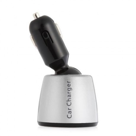 EC3 5A DUAL USB PORTS CAR CHARGER WITH VOLTAGE CURRENT TEMP DISPLAY
