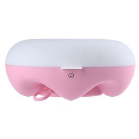 DC 5V Q5 INTELLIGENT MOTION SENSOR LED NIGHT LIGHT DIMMING BEDROOM LAMP (PINK)