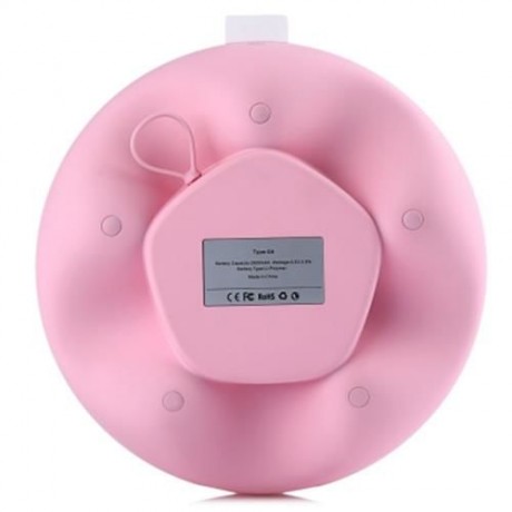 DC 5V Q5 INTELLIGENT MOTION SENSOR LED NIGHT LIGHT DIMMING BEDROOM LAMP (PINK)