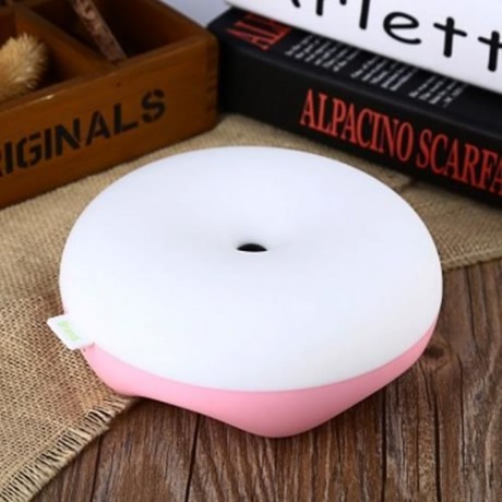 DC 5V Q5 INTELLIGENT MOTION SENSOR LED NIGHT LIGHT DIMMING BEDROOM LAMP (PINK)